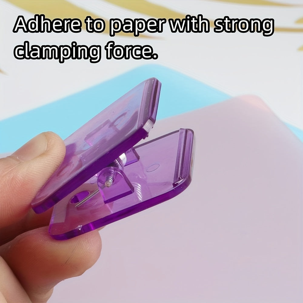 Transparent Small Clip for Office Bill Storage