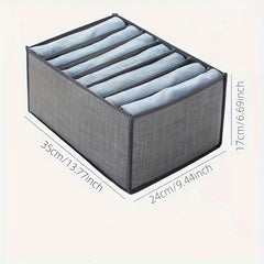 Pants Storage Box Wardrobe Organizer 9 Grids