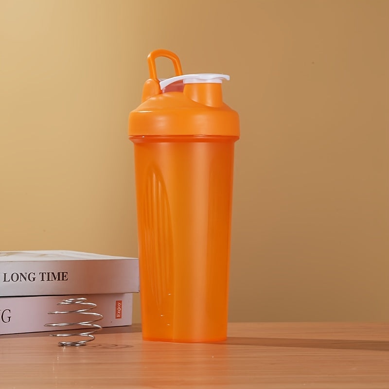 600ml Protein Powder Shaking Water Cup - Outdoor Sports Fitness Bottle