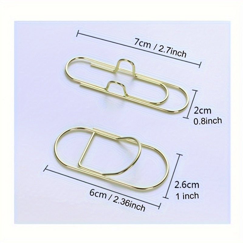 2pcs Metal Pen Clips Paperclip Pen Clip Holders For Notebooks