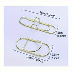 2pcs Metal Pen Clips Paperclip Pen Clip Holders For Notebooks