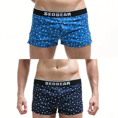 Men's Colorful Polka Dots Comfy Shorts Loose Pajama Bottoms