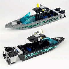44pcs Nautical & Yacht Building Block Set Educational Model Kit