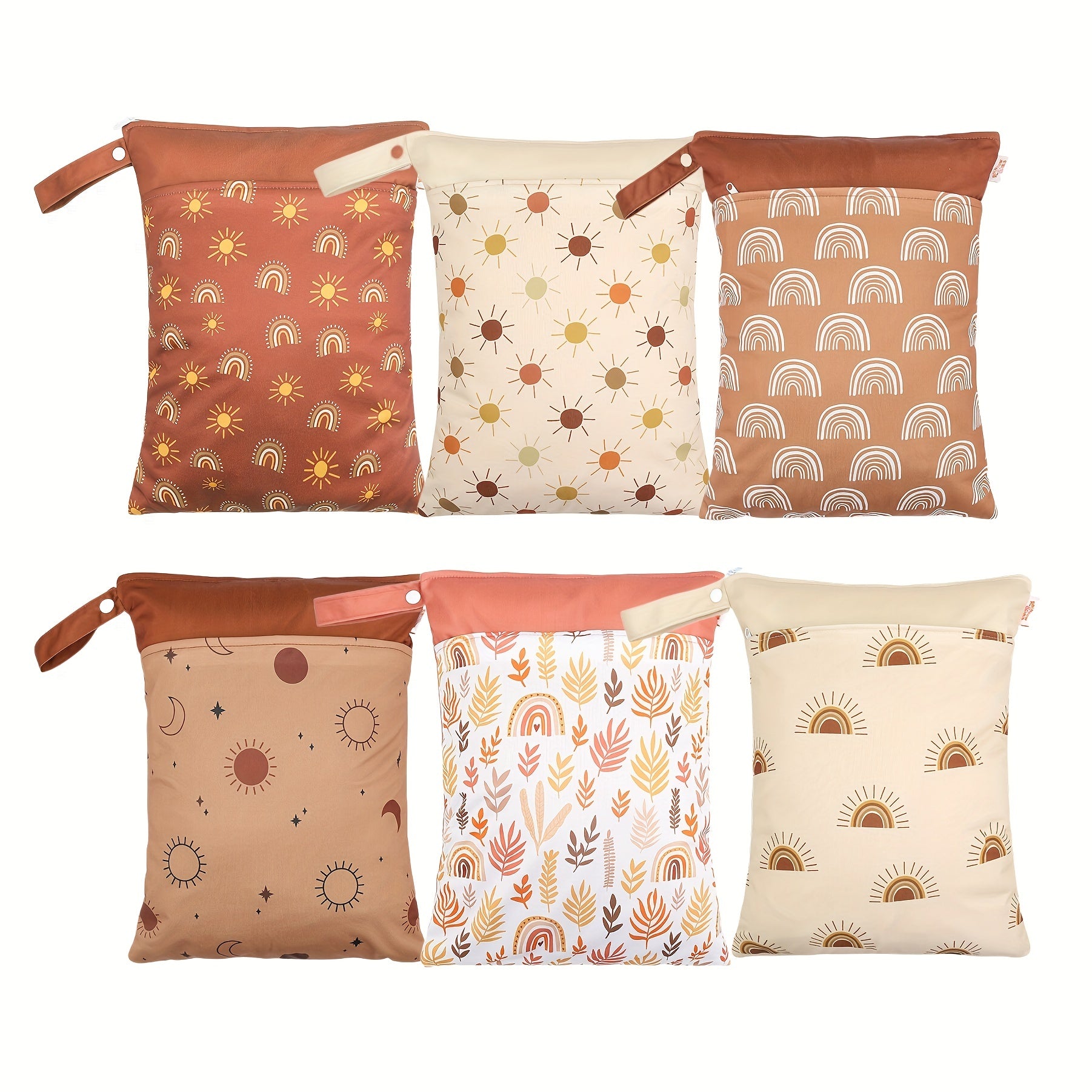 Waterproof Reusable Wet Bag Wet Dry Bags For Baby Cloth Diapers