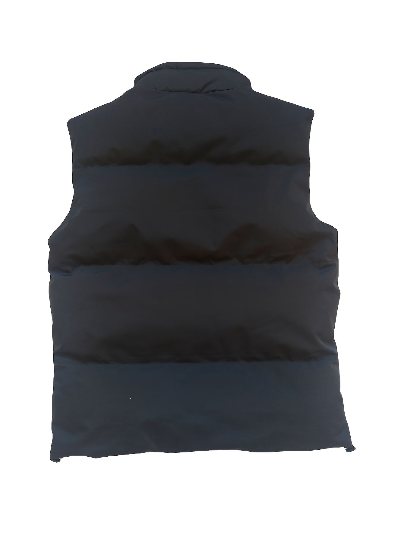Men's Warm Stand Collar Puff Vest Winter Couple Loose Vest