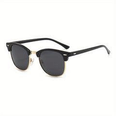 Men's Square Frame Polarized Sunglasses UV Protection