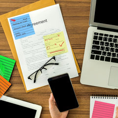30 Page Transparent Sticky Notes - Waterproof & Writable
