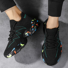 Women's Lace up Breathable Running Shoes Lightweight Sports Sneakers