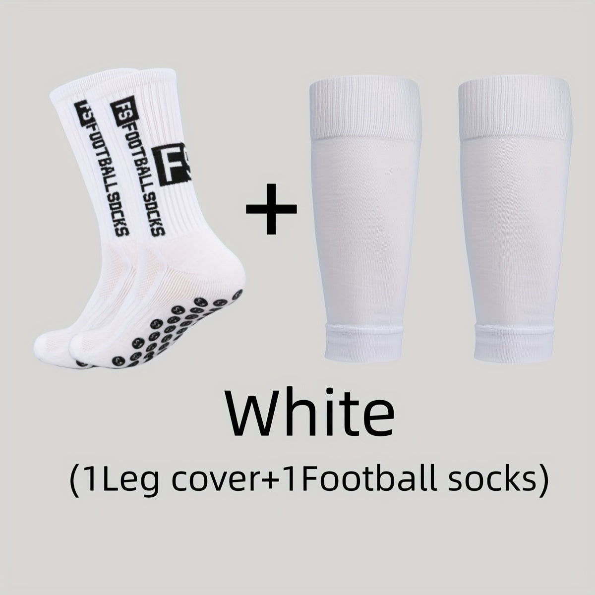 Men's Breathable Fitness Shin Guards Soccer Anti-Slip Socks