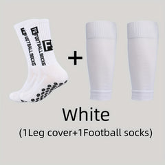Men's Breathable Fitness Shin Guards Soccer Anti-Slip Socks