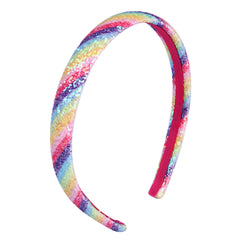 Glitter Thin Headbands for Girls Sparkly No Slip Hairbands