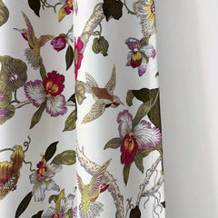 Rustic Floral Blackout Curtain for Living Room Bedroom Decor