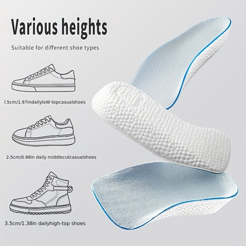 Height Increase Insoles Arch Support Orthopedic Shoe Pads