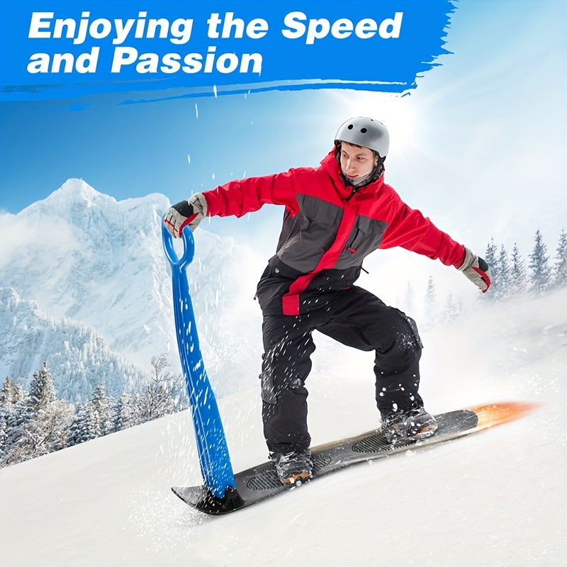 Foldable Snowboard Snow Sled Skiing Board Outdoor Ski Training