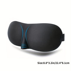 3D Sleep Mask Memory Foam Eye Mask Contoured Blindfold Travel Nap Aid