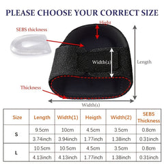 Breathable Heel Socks Gel Protective Cover Thermal Men