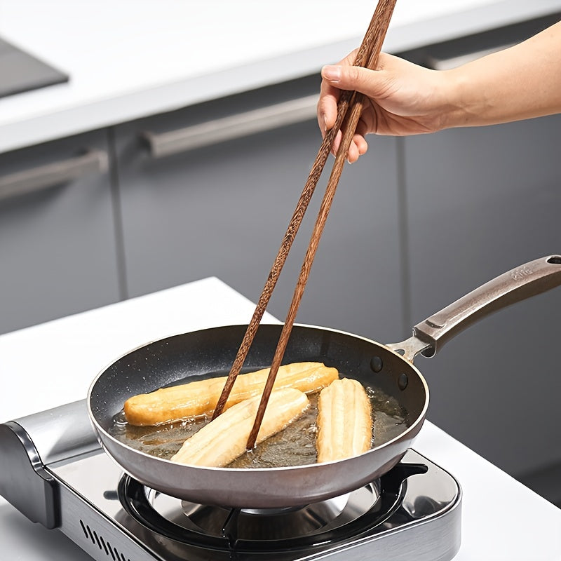 Wood Cooking Frying Chopsticks Extended Chopsticks Reusable Kitchen Supplies