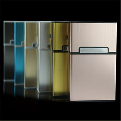 Aluminum Cigarette Case 20 Capacity Magnetic Buckle