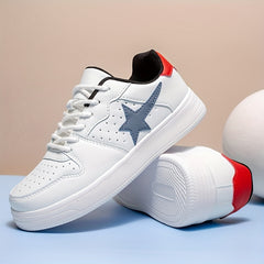 Men's Lace up Star Skate Shoes Good Traction