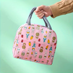 Cartoon Insulated Bag for Teens and School Workers