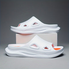 Men's Non Slip Pillow Slides Open Toe Slippers