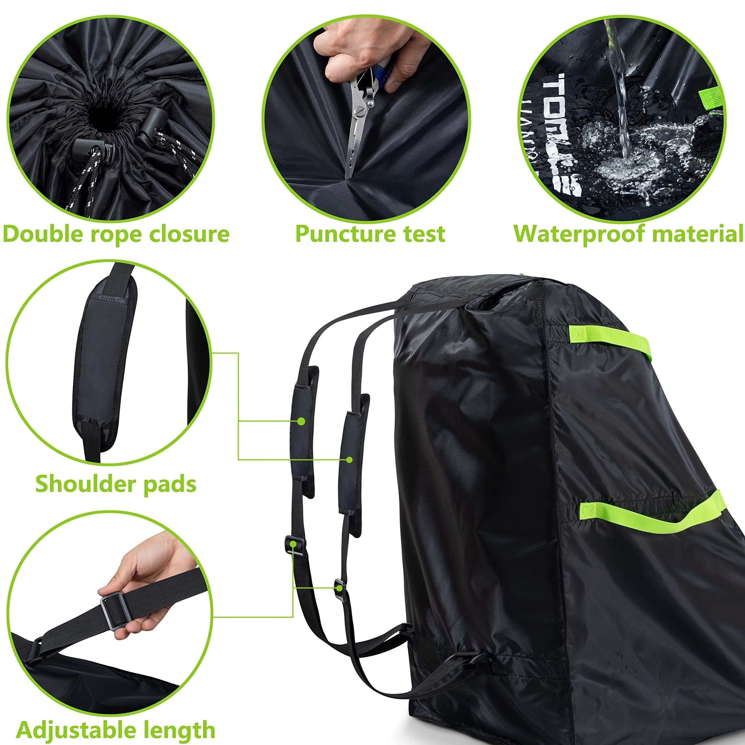 TOMULE Waterproof Child Safety Seat Storage Bag