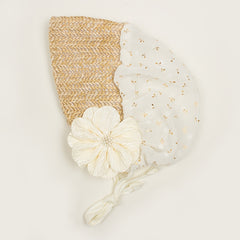 Baby Lace Straw Hat Sunshade For Spring Summer Travel
