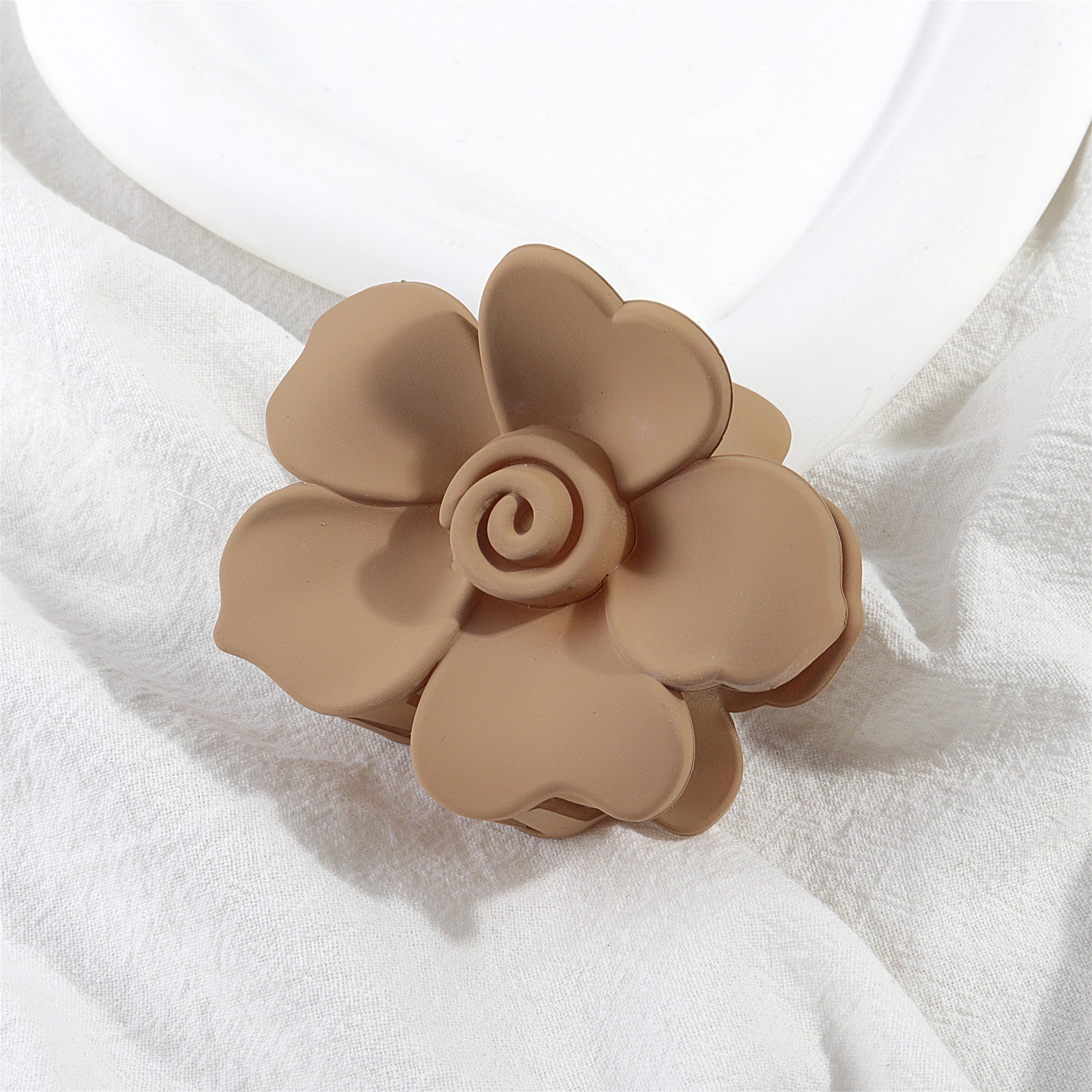 Matte Flower Hair Claw Large Hair Jaw Clips For Women Girls