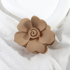 Matte Flower Hair Claw Large Hair Jaw Clips For Women Girls