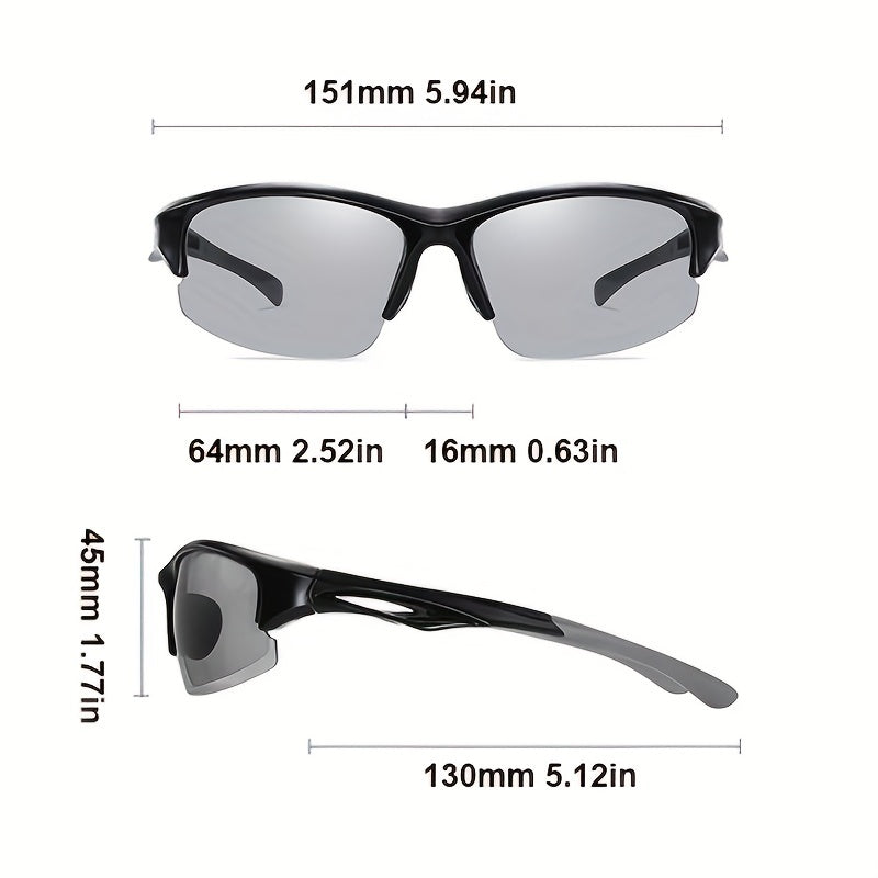 Men's Polarized Sports Sunglasses UV Protection