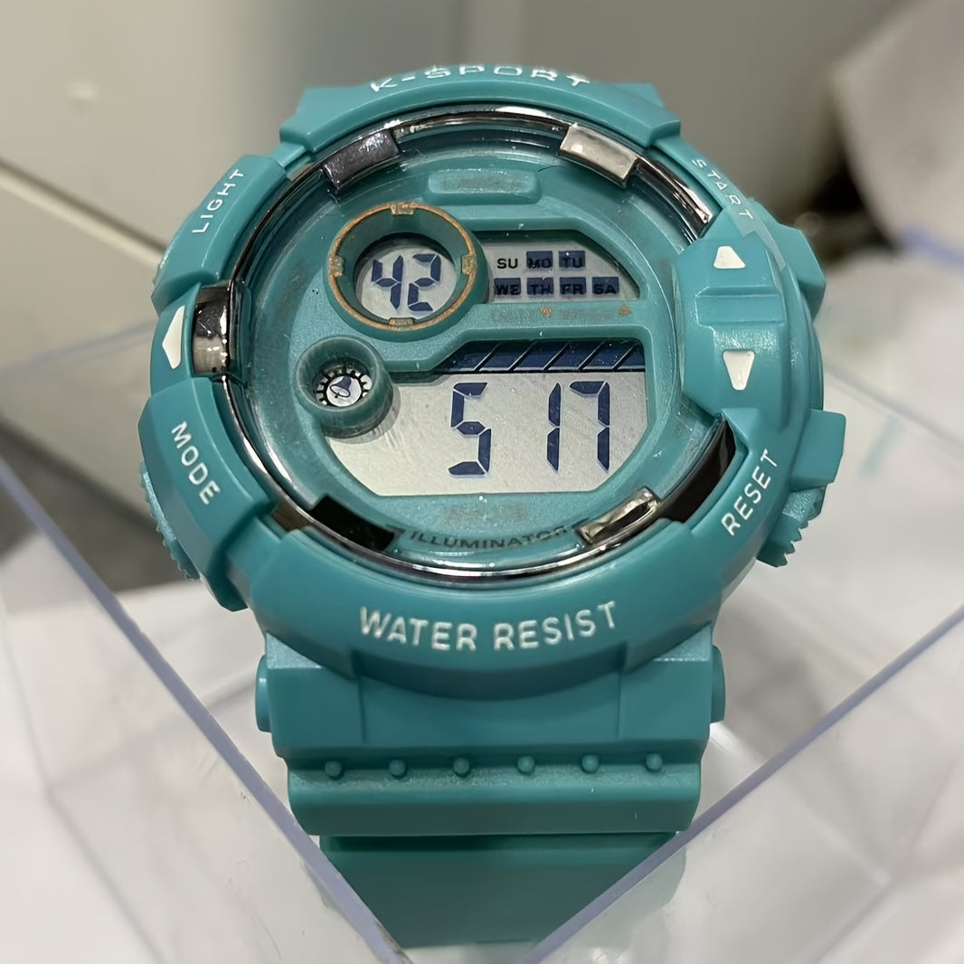 LASIKA Kids Sports Watch Water Resistant 3 96m Digital Display Alarm Stopwatch