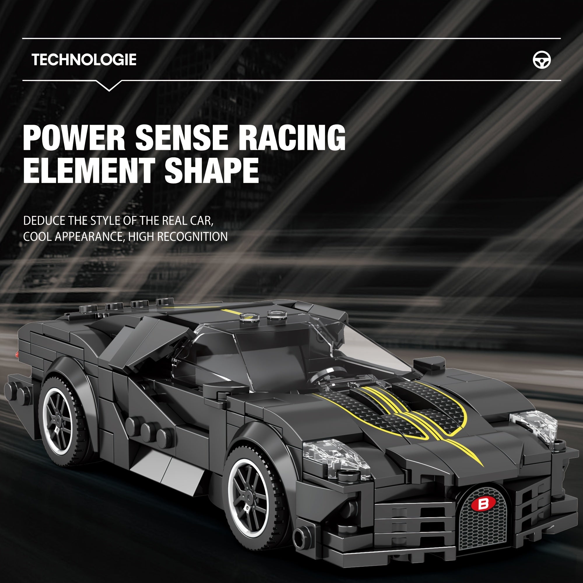 Reobrix Racing Inspired Building Block Toy for Kids