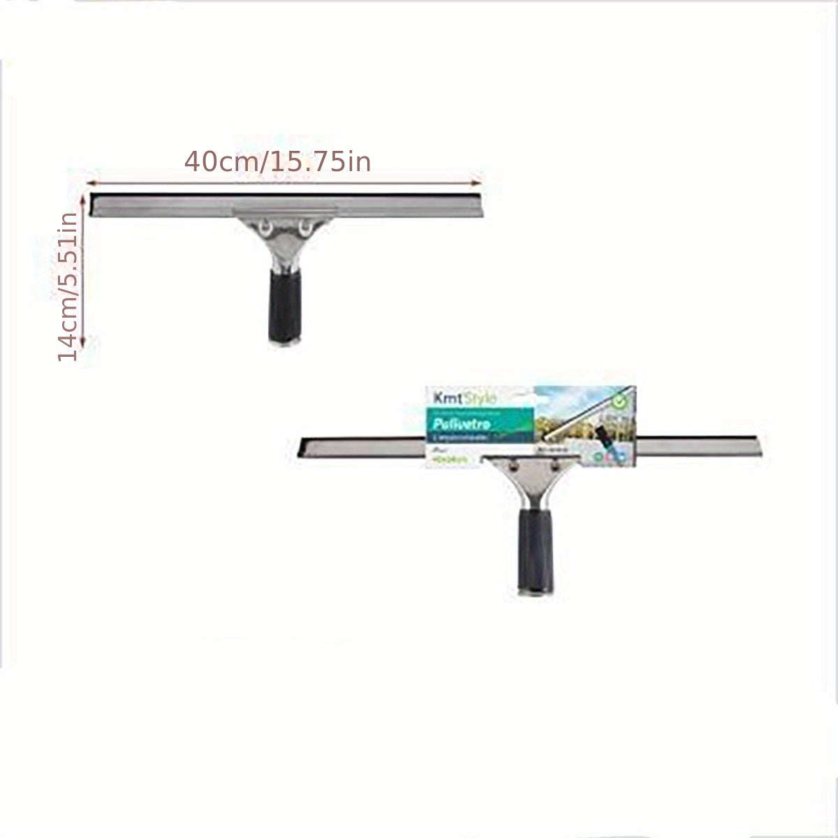 Stainless Steel Shower Squeegee Window Glass Wiper