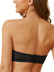 Soft Strapless Bandeau Bra Push Up Everyday Women's Lingerie