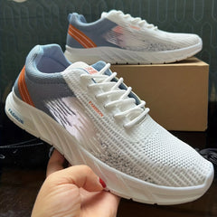 Men's Odor Resistant Mesh Sneakers Lace up Comfortable Walking Shoes