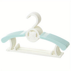 5pcs Bear Clothes Hanger Telescopic Clothes Support for Kids