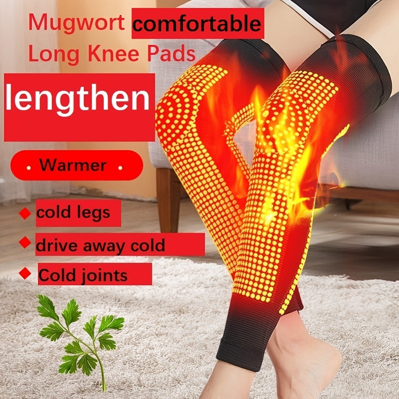 Warm Winter Knee Pads for Men and Women - Thick Thermal Leggings