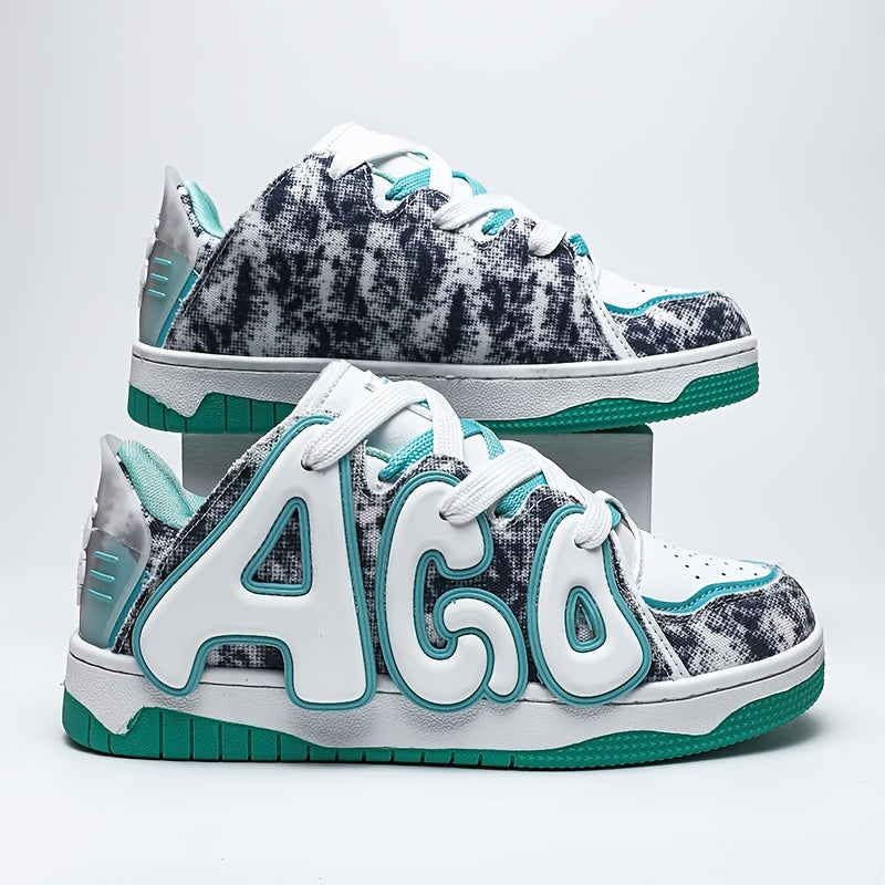 Men's Big Letters Skate Shoes With Traction
