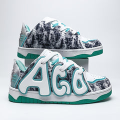 Men's Big Letters Skate Shoes With Traction