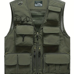 Mesh Vest with Pockets for Outdoor Activities