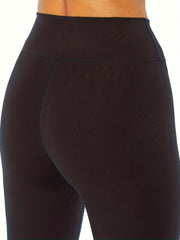 Women's Solid Flare Leg Slim Pants for Spring & Fall