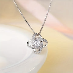 Love Knot Necklace for Daughter - Gift for Children