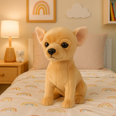 Brown Chihuahua Plush Toy: Perfect Home Decor for Kids Birthdays & Christmas