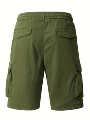 Slim Fit Pocket Cargo Shorts Men's Casual Work Shorts