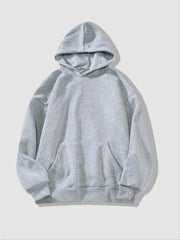 Women's Casual Solid Long Sleeve Pullover Hoodie Sweatshirt