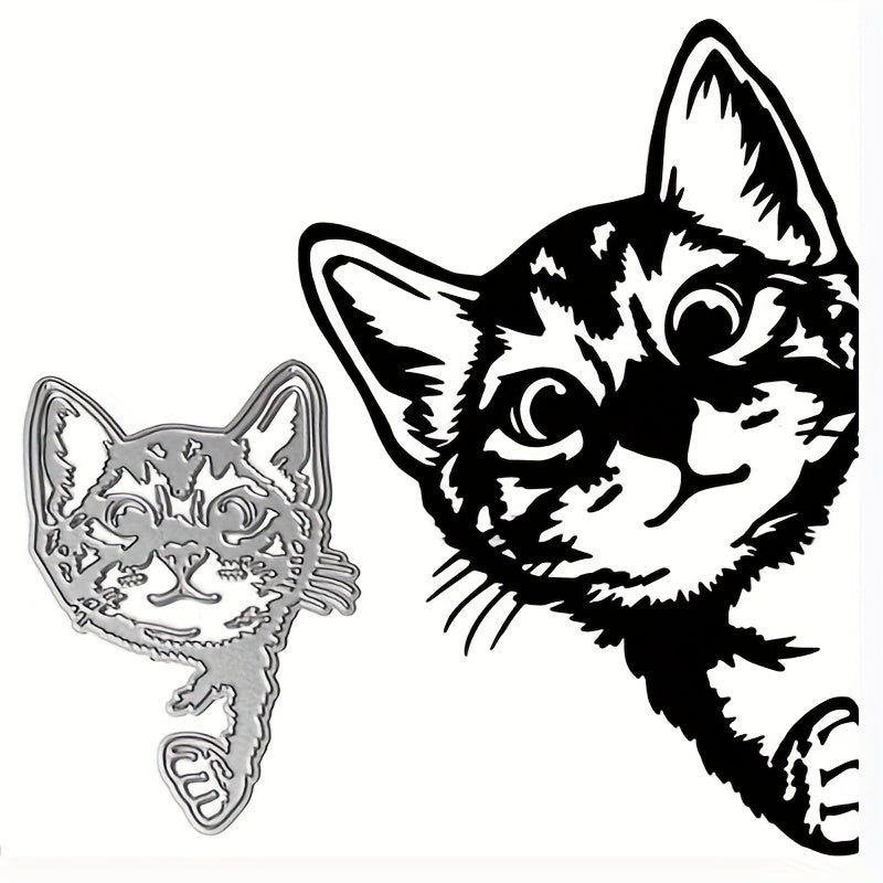 Cat Pattern Metal Die Cuts for Card Making DIY Scrapbooking Album Paper Crafts