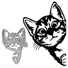Cat Pattern Metal Die Cuts for Card Making DIY Scrapbooking Album Paper Crafts