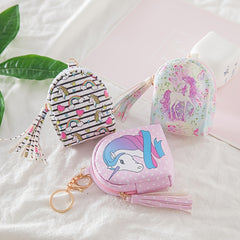 Unicorn Print Coin Purse Wallet for Kids Birthday