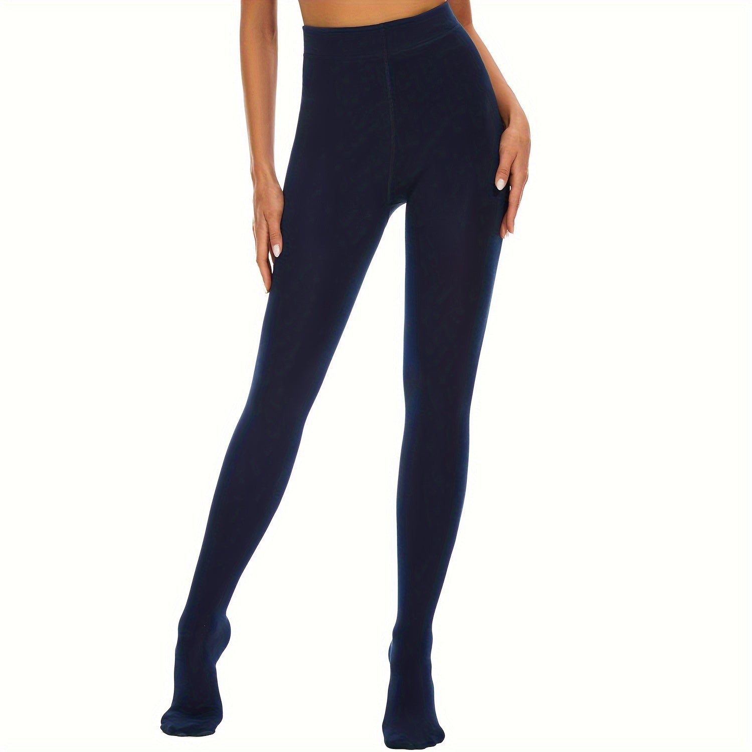 Plush Lined Tights High Waist Slim Fit Pantyhose