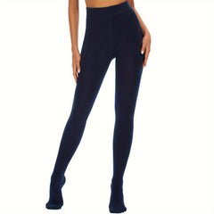 Plush Lined Tights High Waist Slim Fit Pantyhose